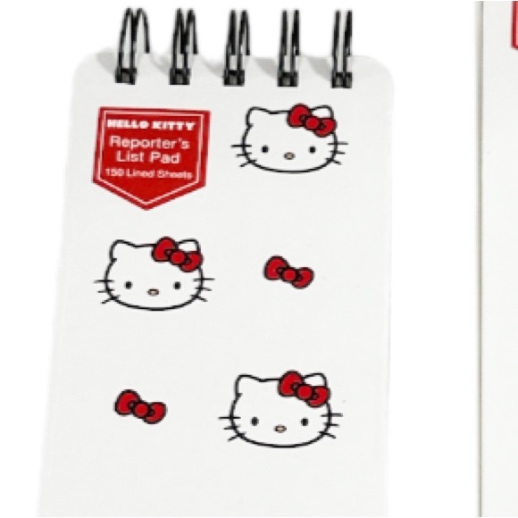 NEW Sanrio HELLO KITTY Reporter’s List Pad Set/2 - Picture 2 of 5